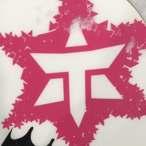 TRICK TECH SNOW FLAKE LOGO STICKER