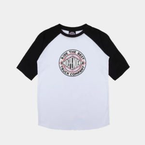 Independent Youth RTB Summit Baseball Top - Black / White Medium (8-10Â years)