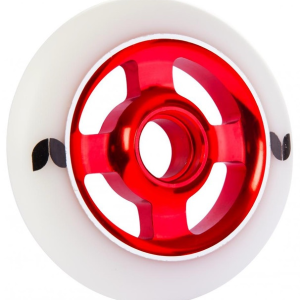 BLAZER PRO STORMER 100MM 4 SPOKE METAL CORE SCOOTER WHEEL - RED x1