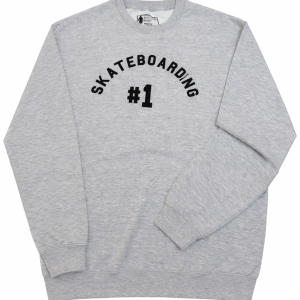 Girl skateboards number 1 grey jumper XL