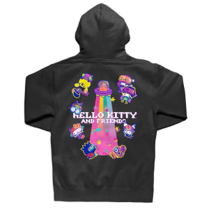 Girl Skateboards x Sanrio Kawaii Arcade Friends Hood - Black large