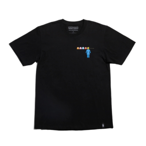 Girl Skateboards Pac-Man Maze S/S T-Shirt – Black large